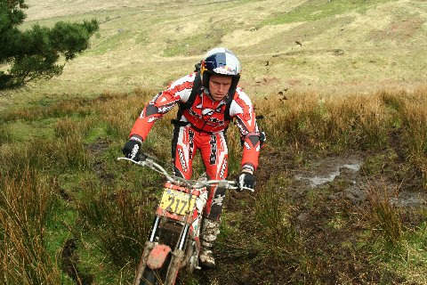 Unmistakeable: Dougie on the moors