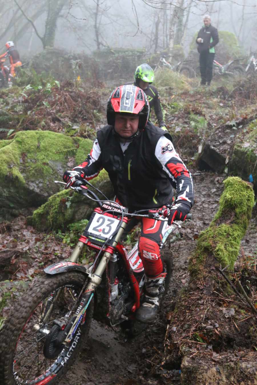 A photo of Phill at his home club's Boxing Day Trial in 2021.